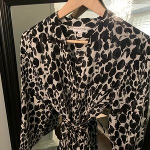 Black and white animal print to go crazy over.